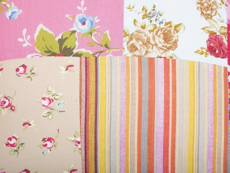 Beliani Sillón Patchwork Multicolor MANDAL - Imagen 3