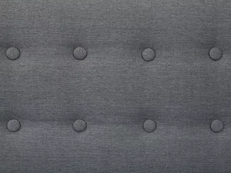 Beliani Sillón De Poliéster Gris/madera Clara MOTALA - Imagen 7