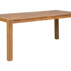 Beliani Mesa De Comedor De Madera De Roble Clara Varios Tamaños NATURA