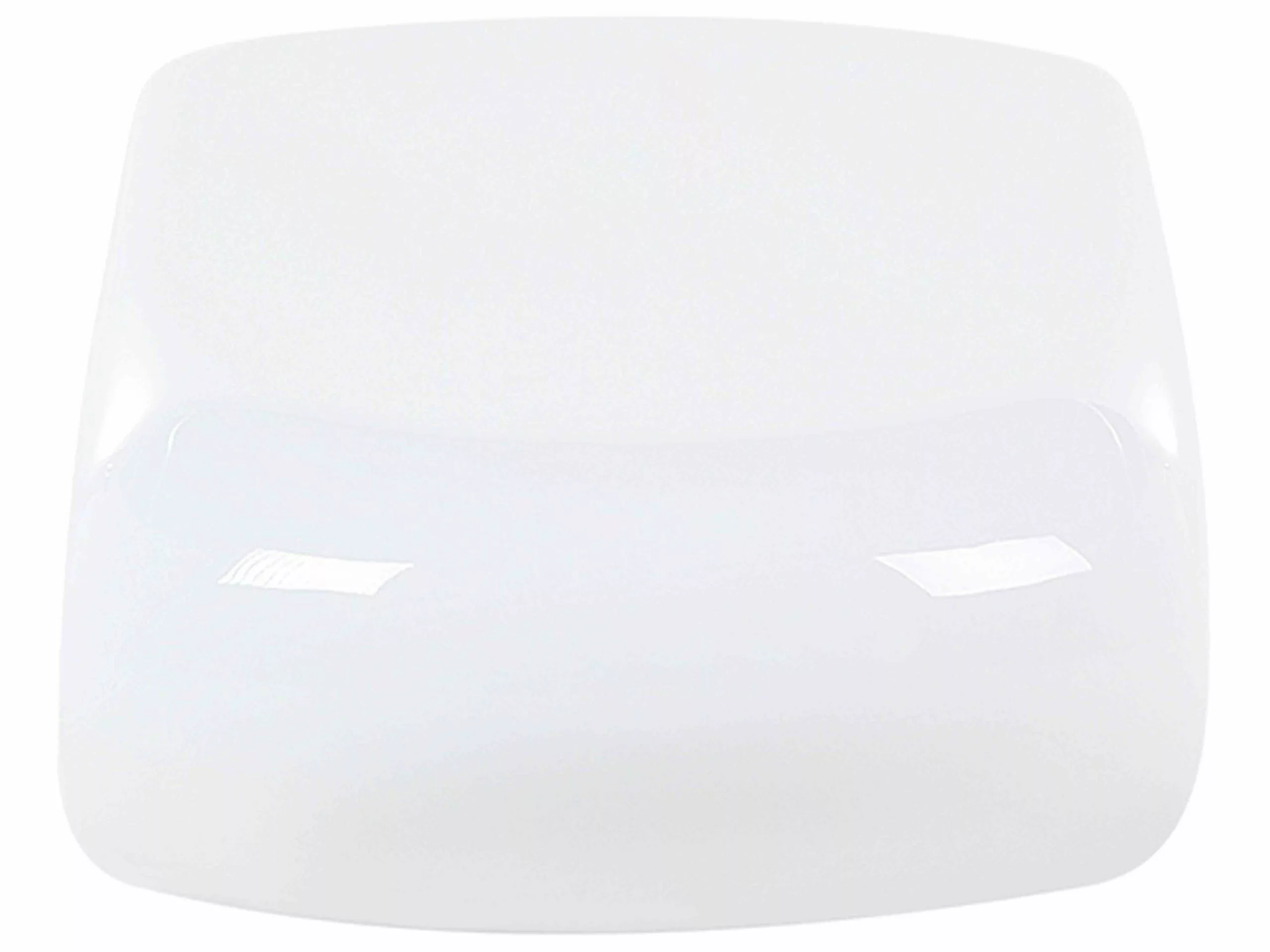 Beliani Mesa De Centro Blanca 70 X 51 Cm NESSUS - Imagen 4