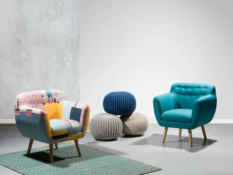 Beliani Sillón Multicolor MELBY - Imagen 2