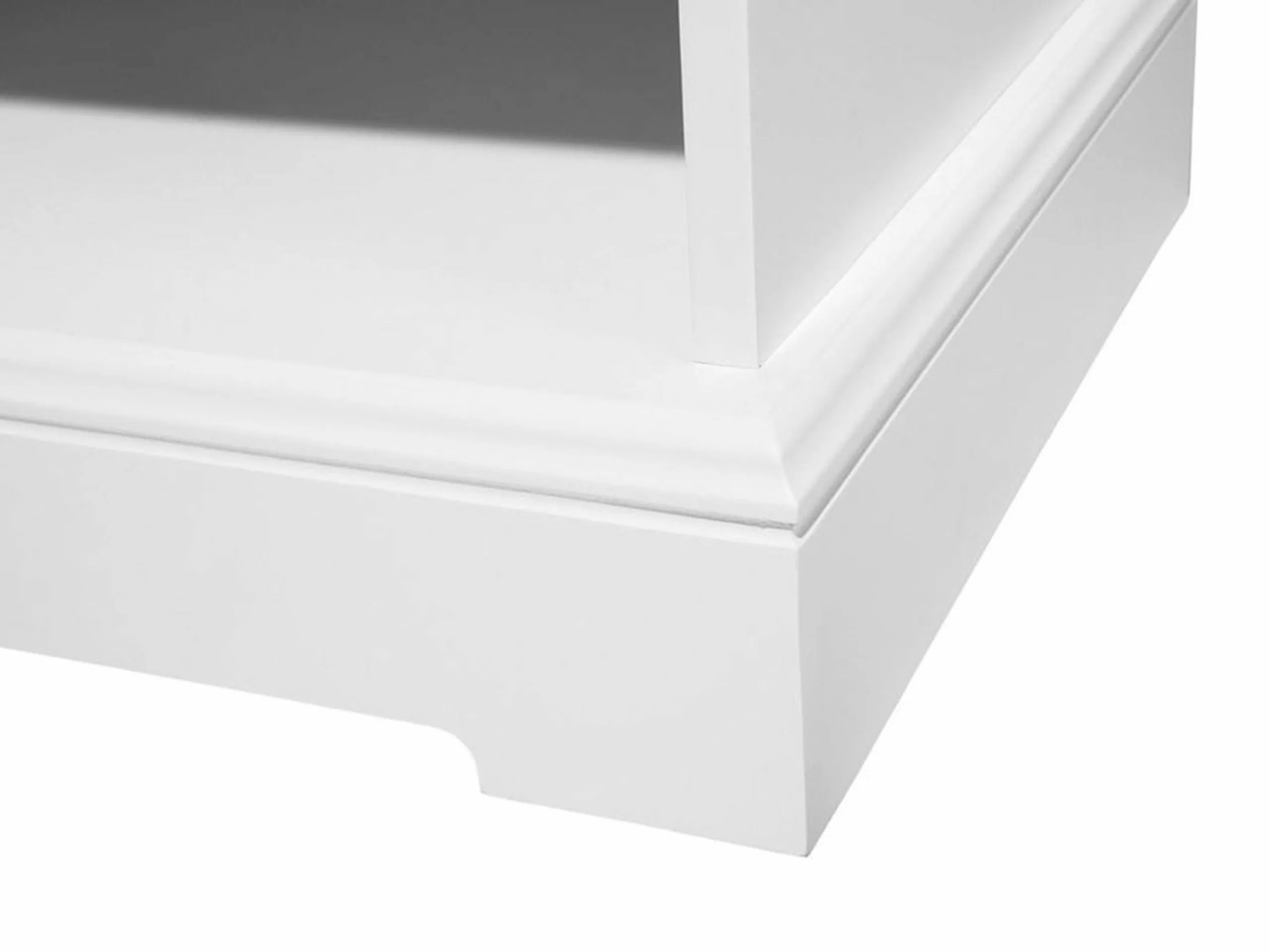 Beliani Mesa De Noche Blanca 48 X 43 Cm GILBERT - Imagen 9