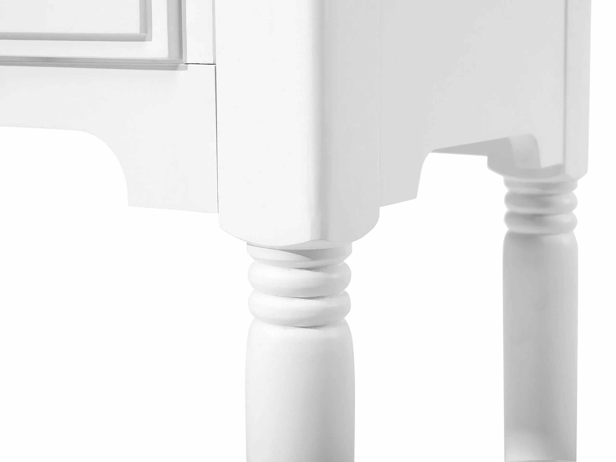 Beliani Consola Blanca 91 X 38 Cm LOWELL - Imagen 9