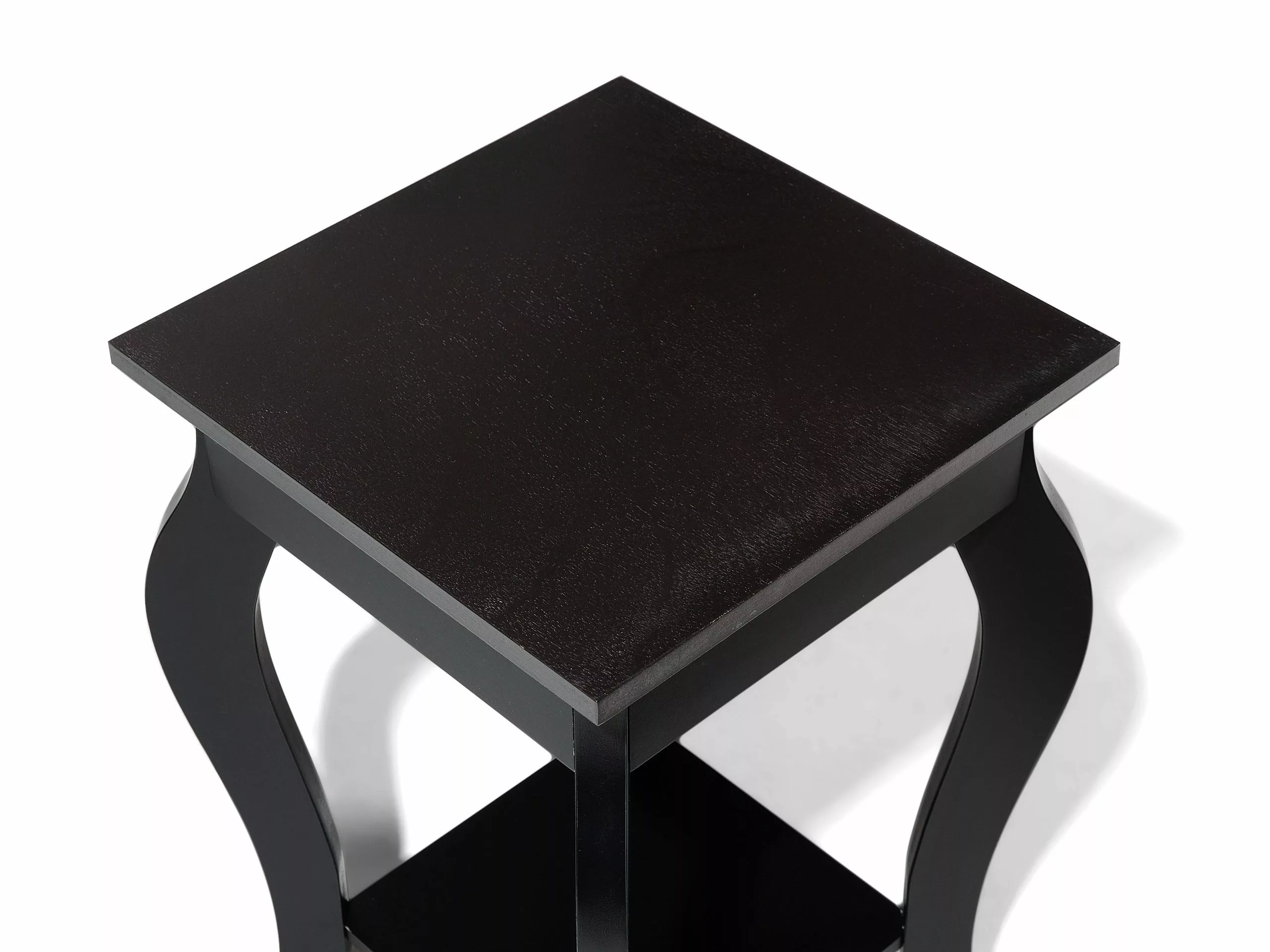 Beliani Mesa Auxiliar Negra 42 X 42 Cm AVON - Imagen 6