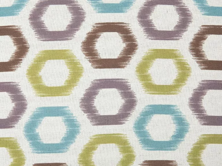 Beliani Sillón Tapizado Con Patrón Geométrico Multicolor ODENZEN - Imagen 7