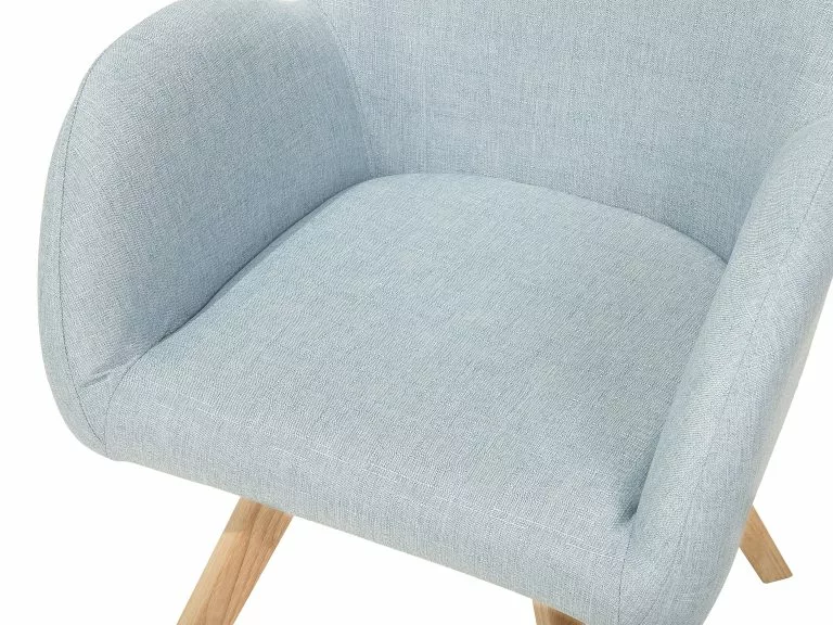 Beliani Sillón Azul Claro BJARN - Imagen 10