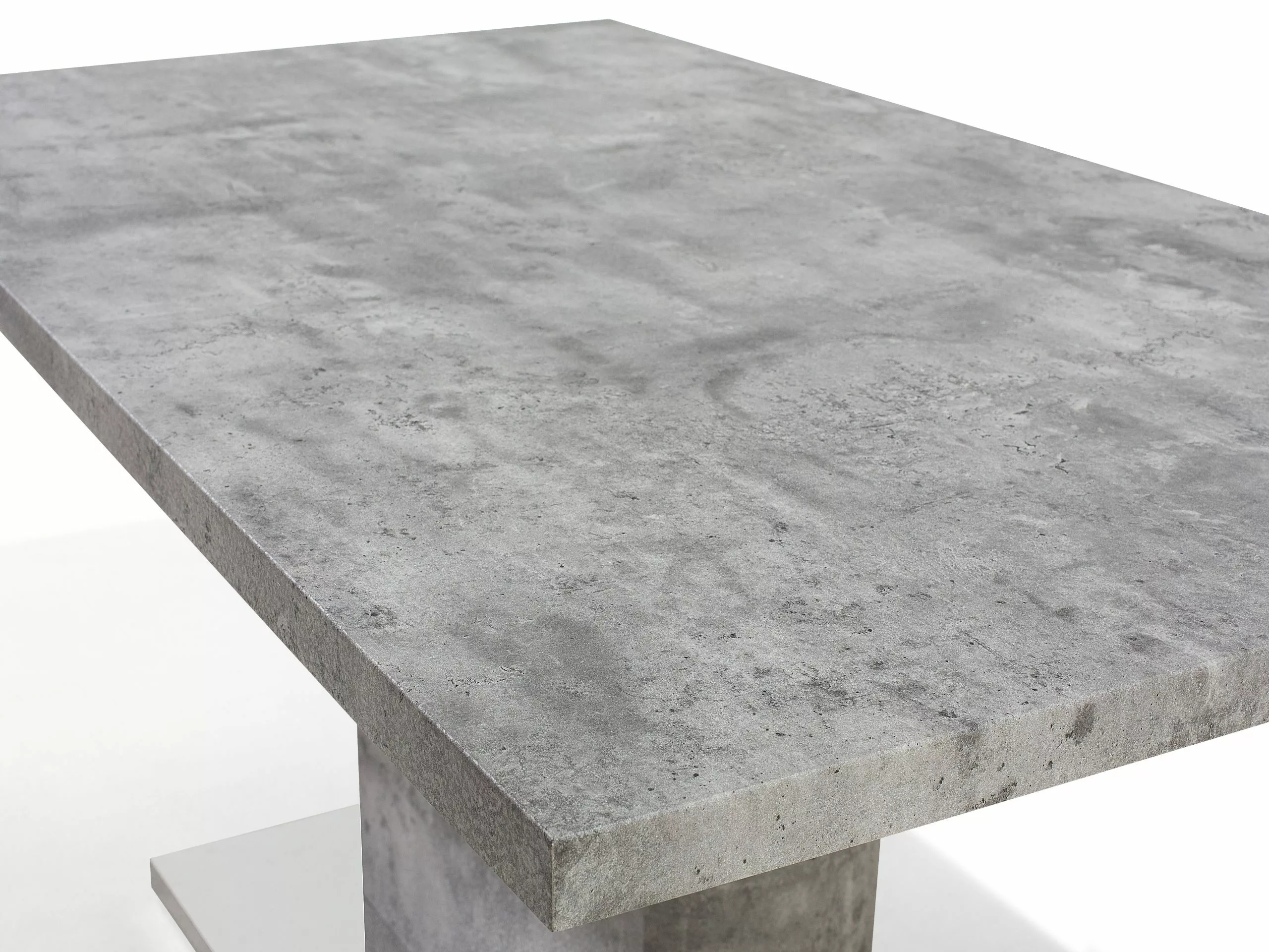 Beliani Mesa De Comedor Gris 160 X 90 Cm PASADENA - Imagen 10