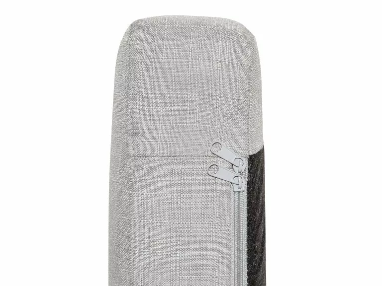 Beliani Sillón Gris Con Reposapiés HOLDEN - Imagen 10