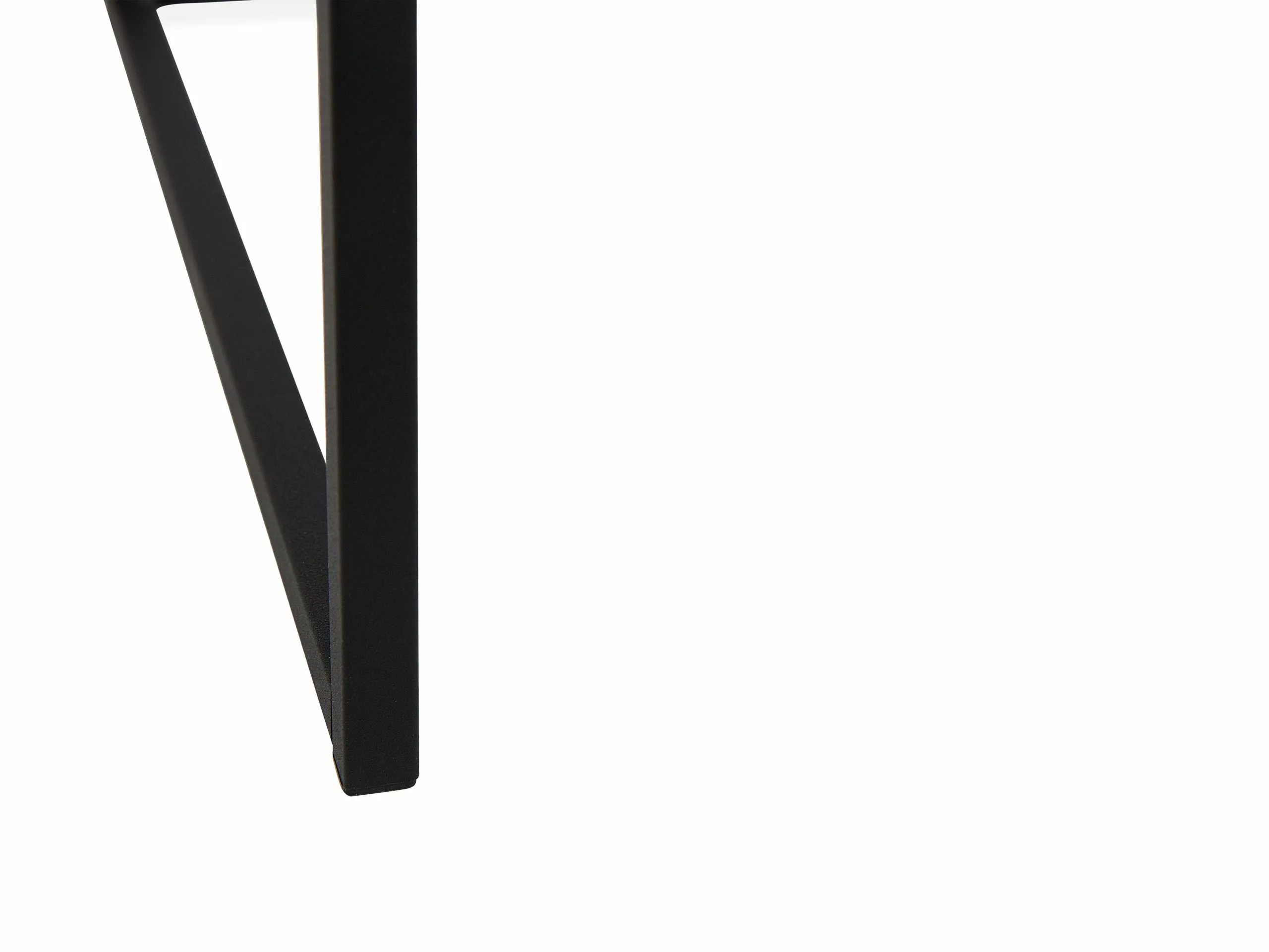 Beliani Conjunto De 2 Mesas De Centro Madera Oscura/negro DENNY - Imagen 10