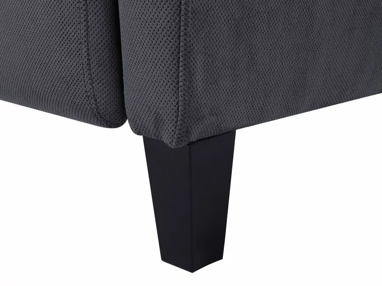 Beliani Sillón Reclinable Tapizado En Gris ROYSTON - Imagen 10