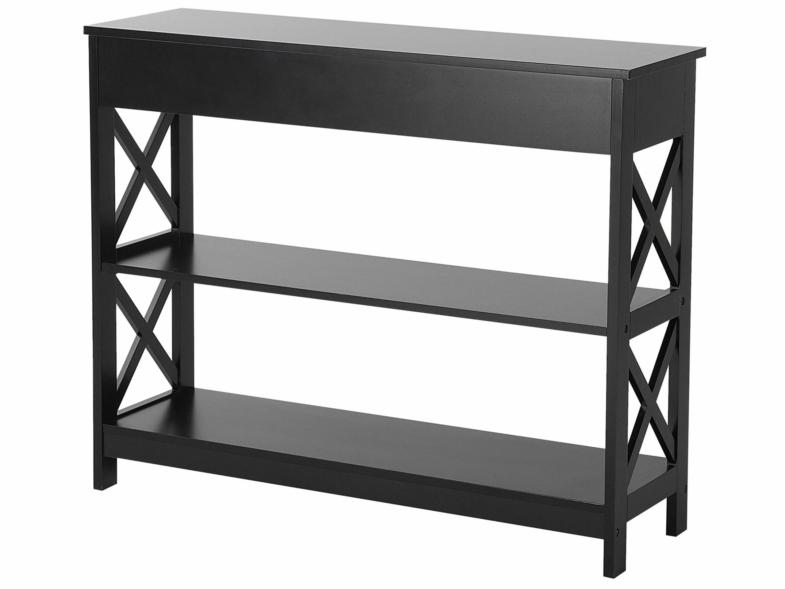 Beliani Consola Negra 100 X 30 Cm MONTGOMERY - Imagen 6