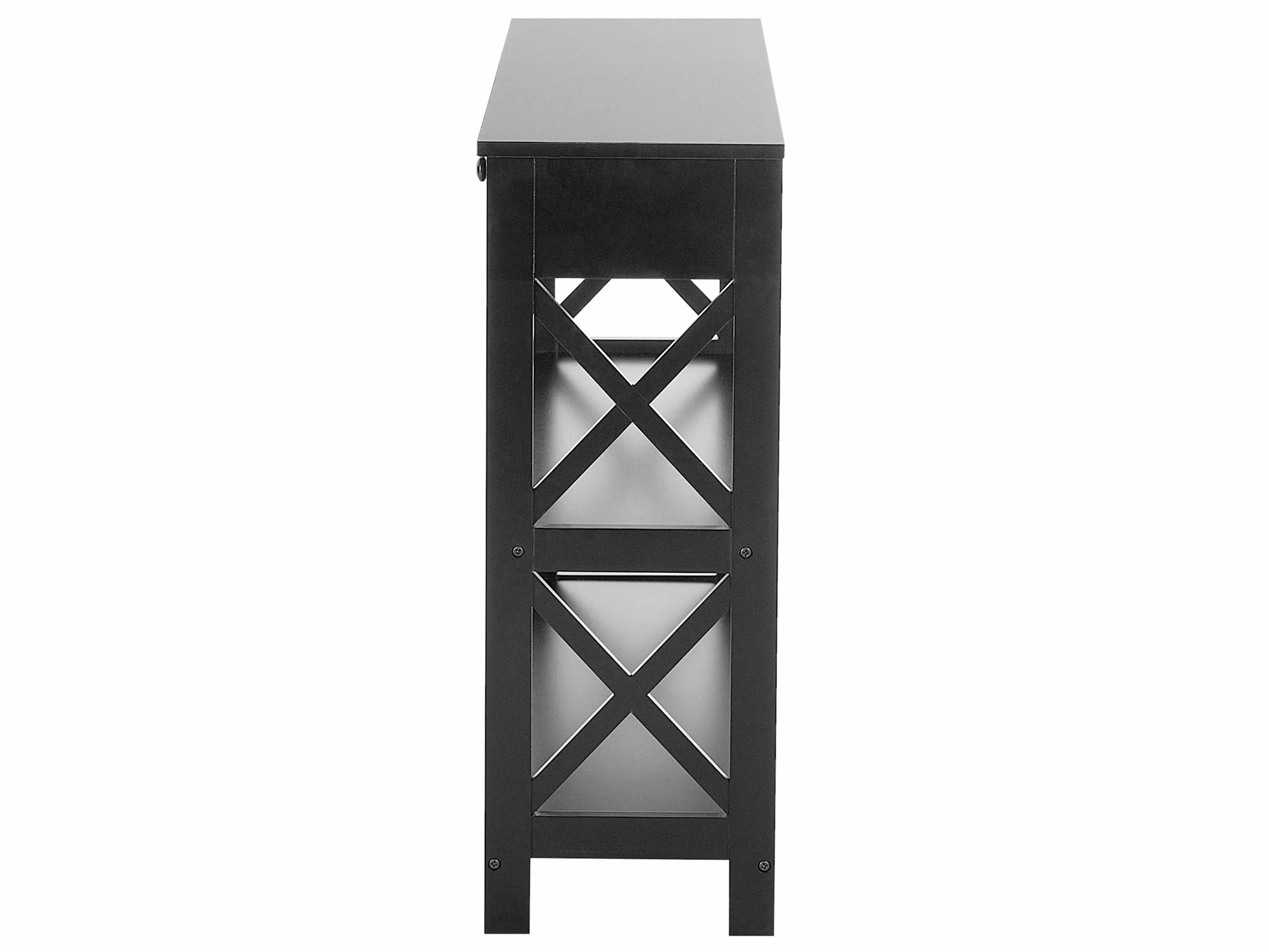 Beliani Consola Negra 100 X 30 Cm MONTGOMERY - Imagen 7