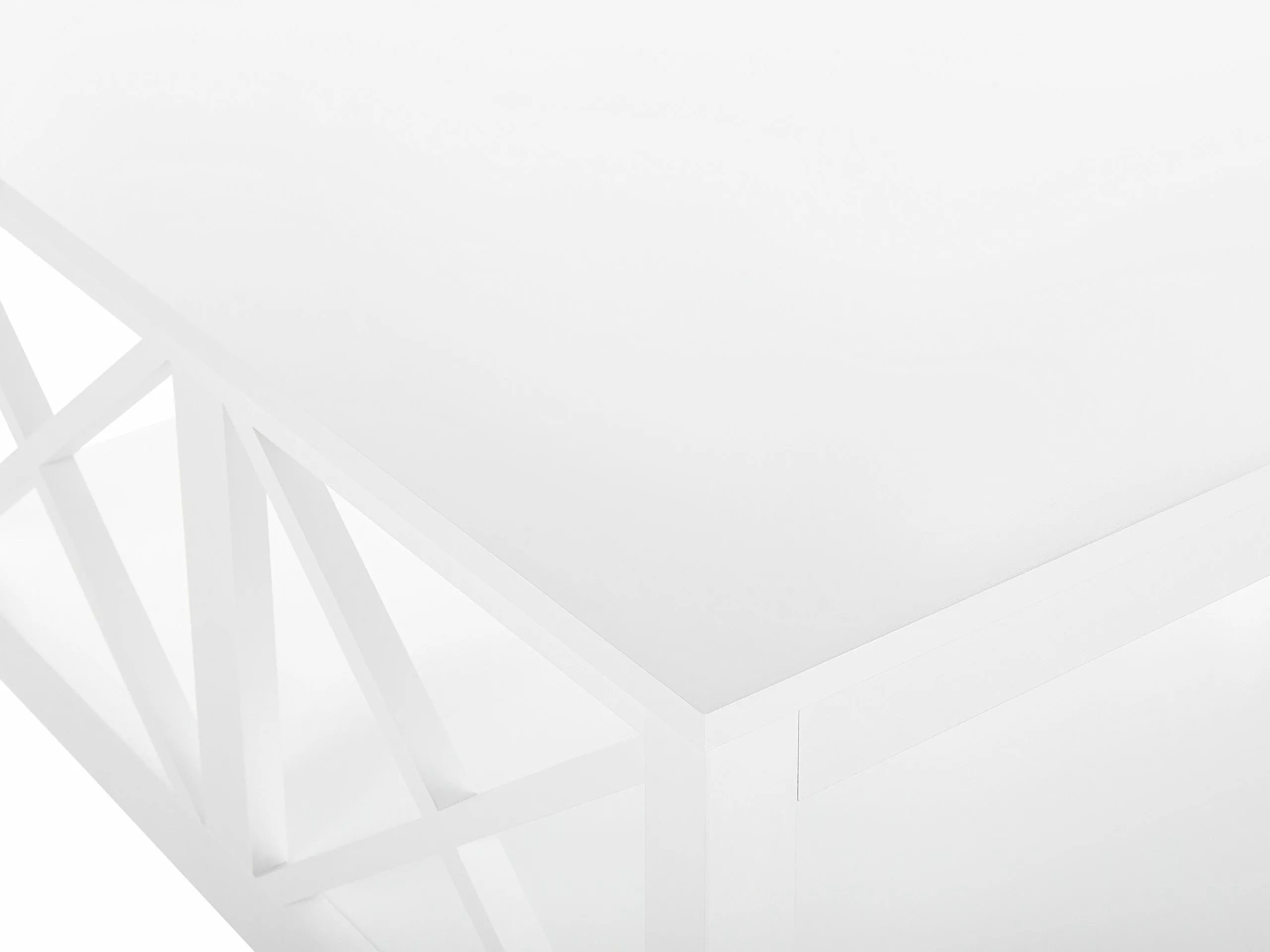 Beliani Mesa De Centro Blanca 80 X 80 Cm LOTTA - Imagen 4