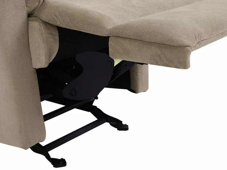 Beliani Sillón Tapizado Marrón Claro EVERTON - Imagen 10