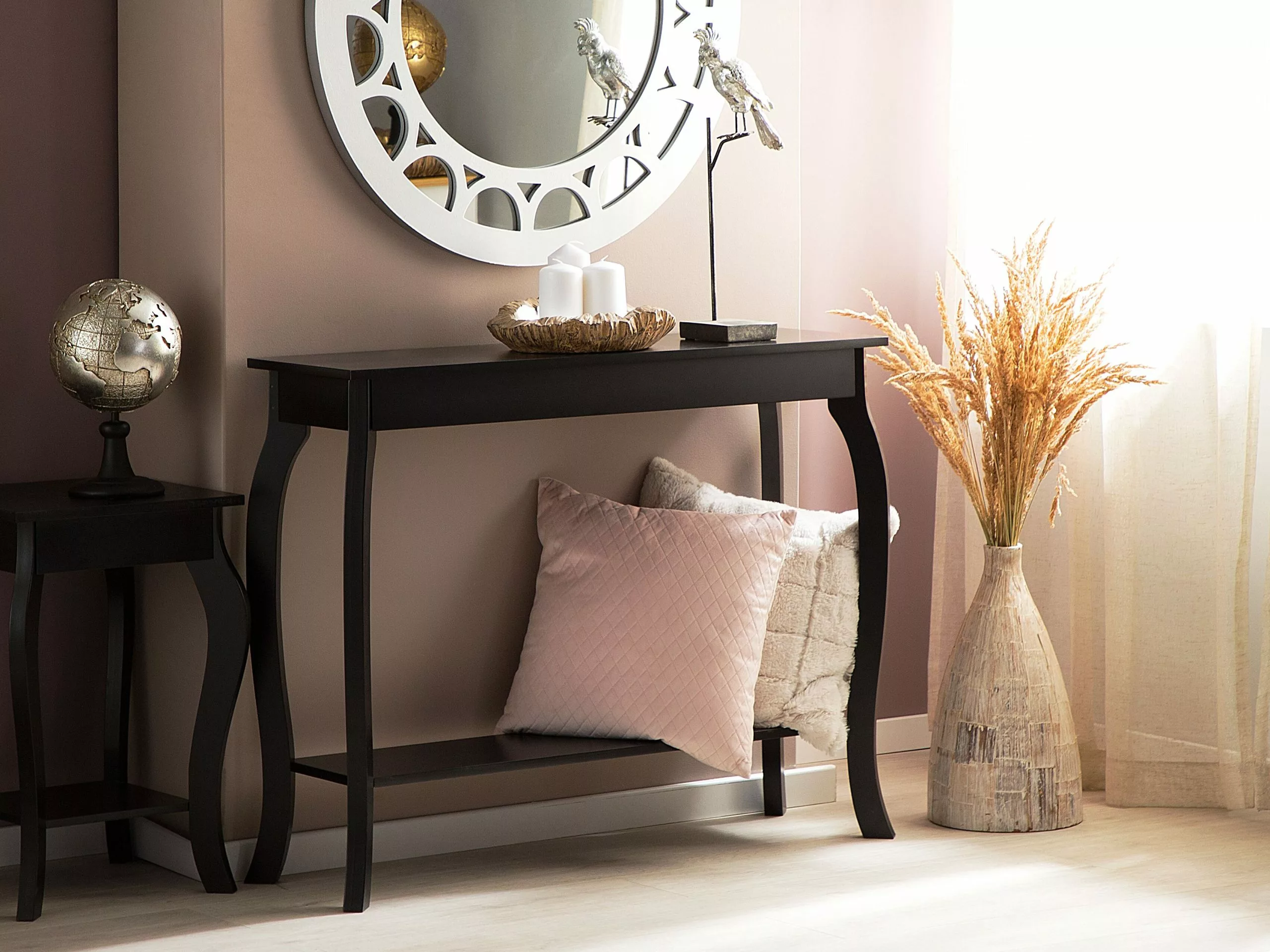 Beliani Consola Negra 100 X 31 Cm HARTFORD - Imagen 2