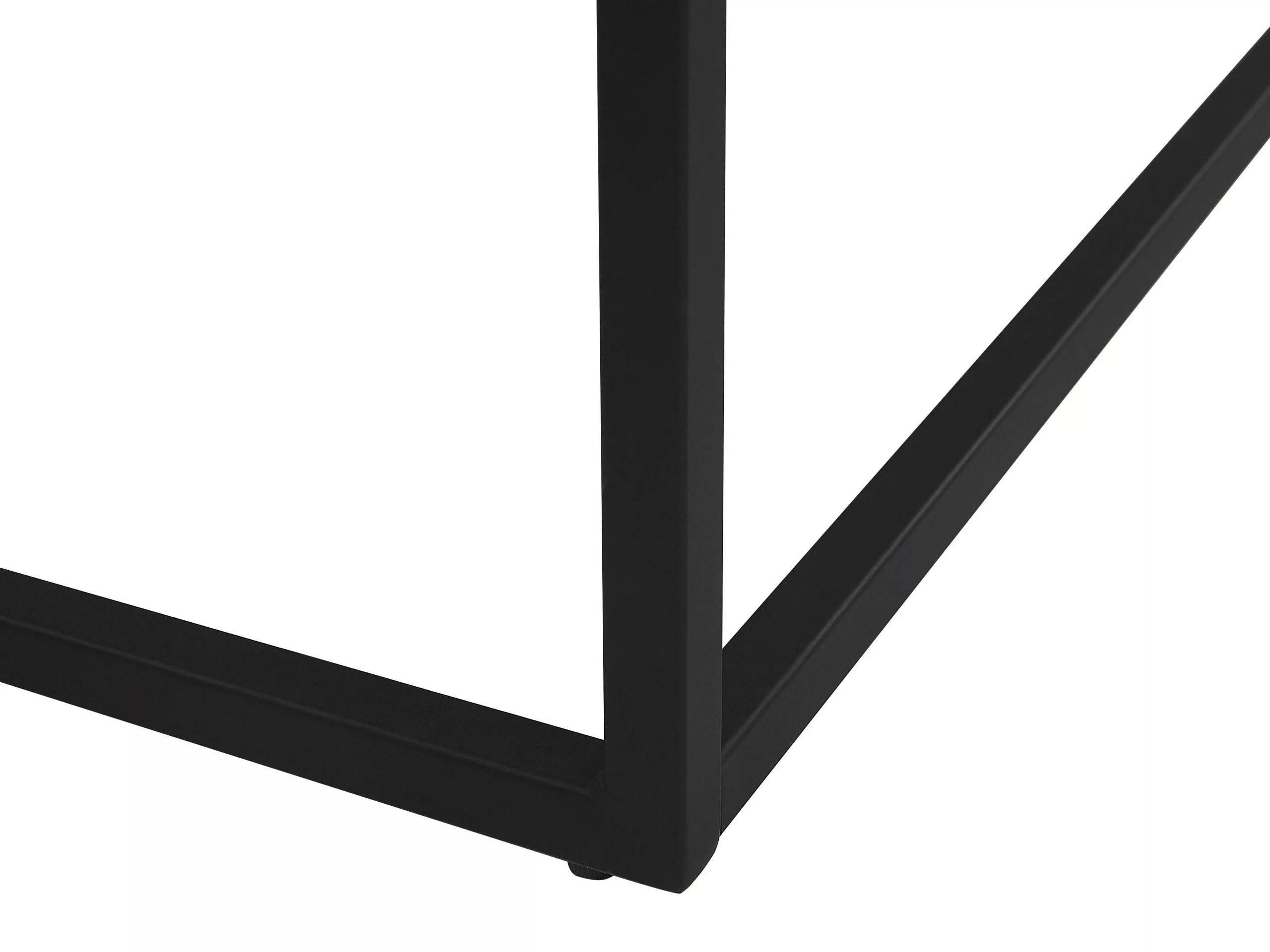 Beliani Mesa De Centro Madera Clara/gris Pardo 104 X 64 Cm ALTOS - Imagen 5