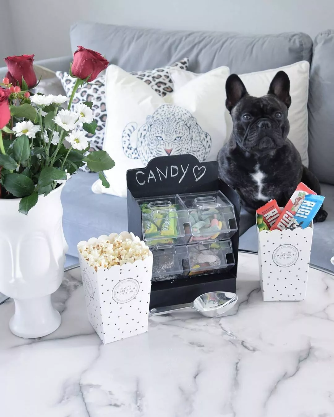 Beliani Mesa De Centro De Vidrio Templado Blanco/plateado ⌀ 80 Cm MERIDIAN II - Imagen 6