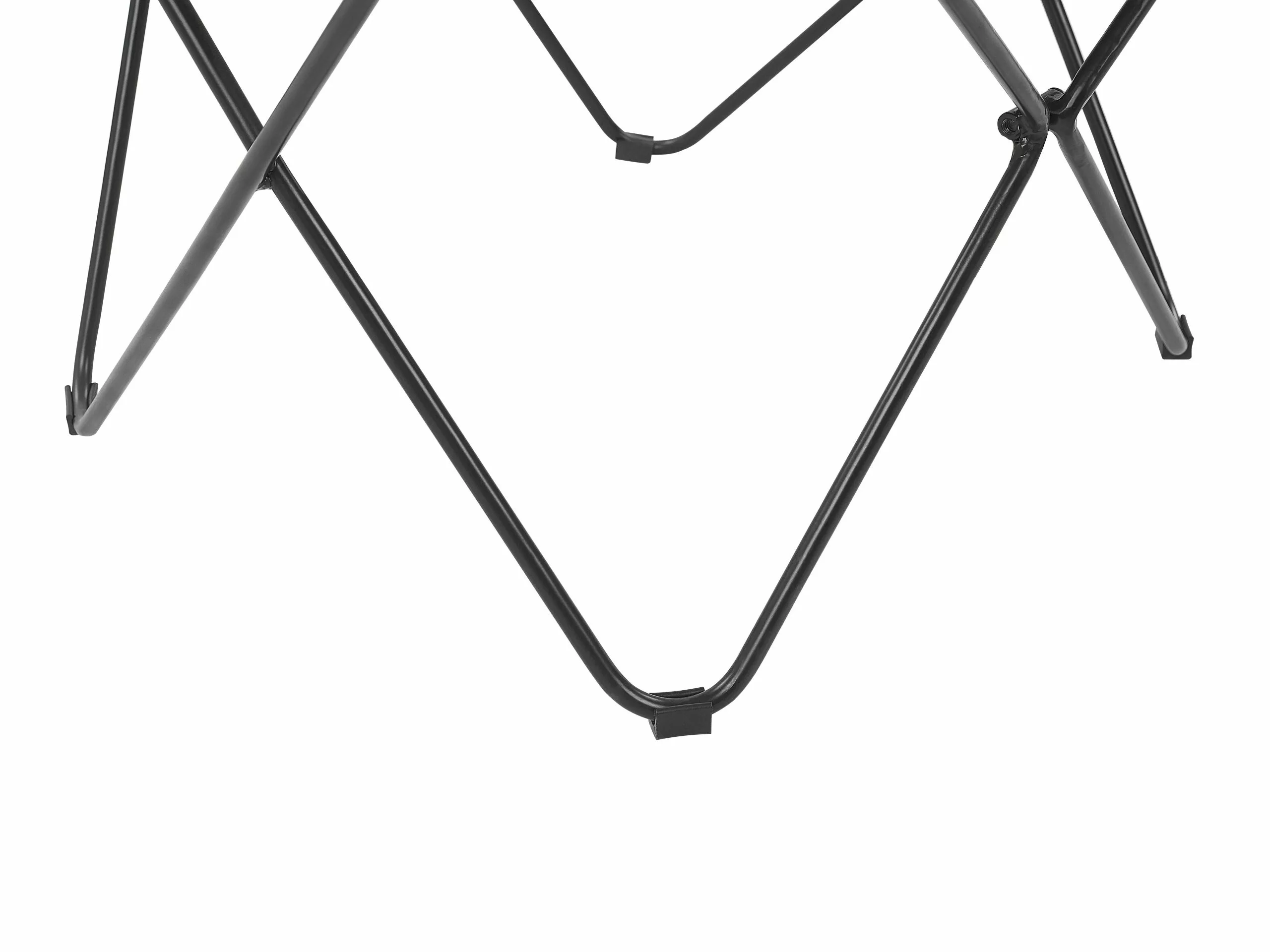 Beliani Sillón De Poliéster Marrón/blanco/negro NYBRO - Imagen 8