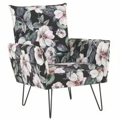 Beliani Sillón Negro RIBE