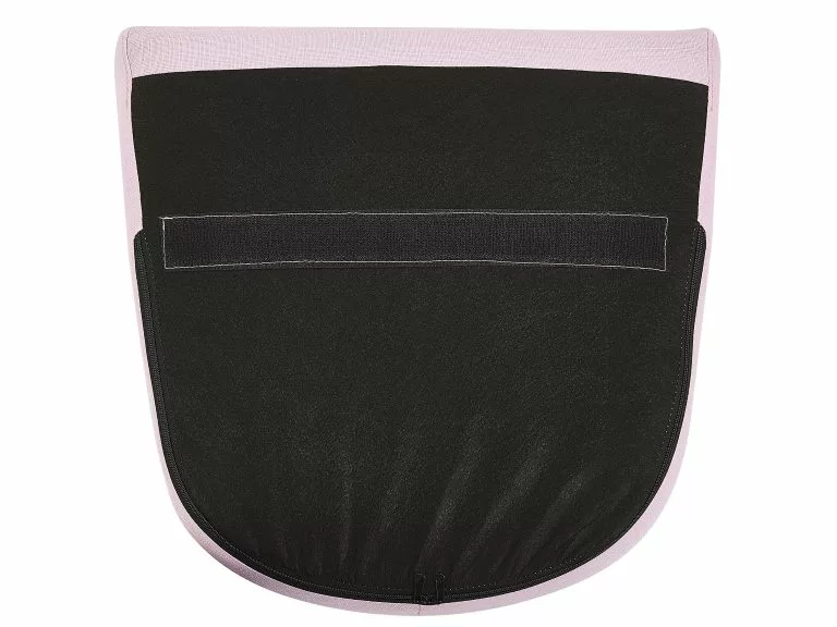 Beliani Sillón Rosa Pastel/negro DRAMMEN - Imagen 7