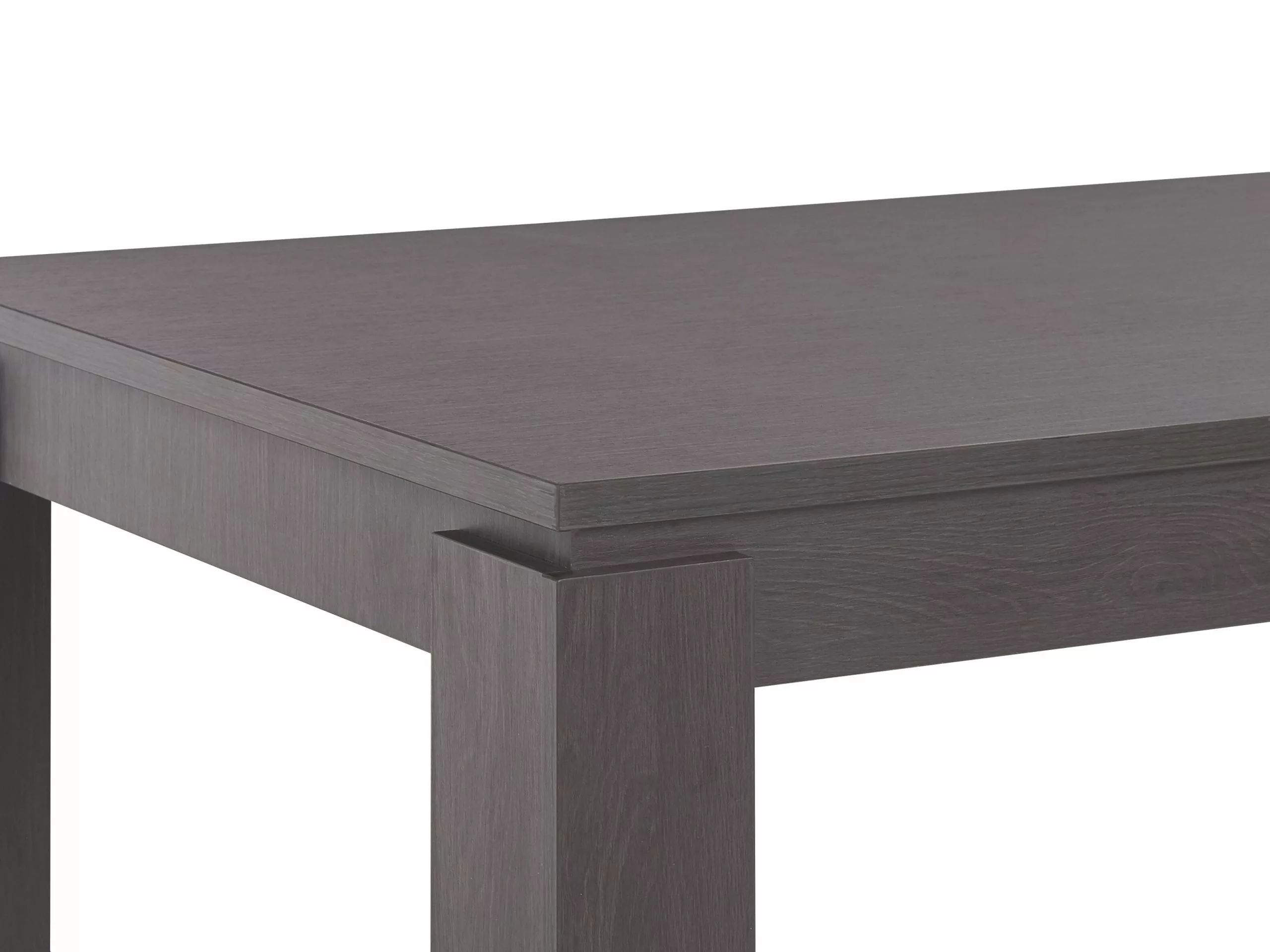 Beliani Mesa De Comedor Madera Oscura 180 X 90 Cm VITON - Imagen 4