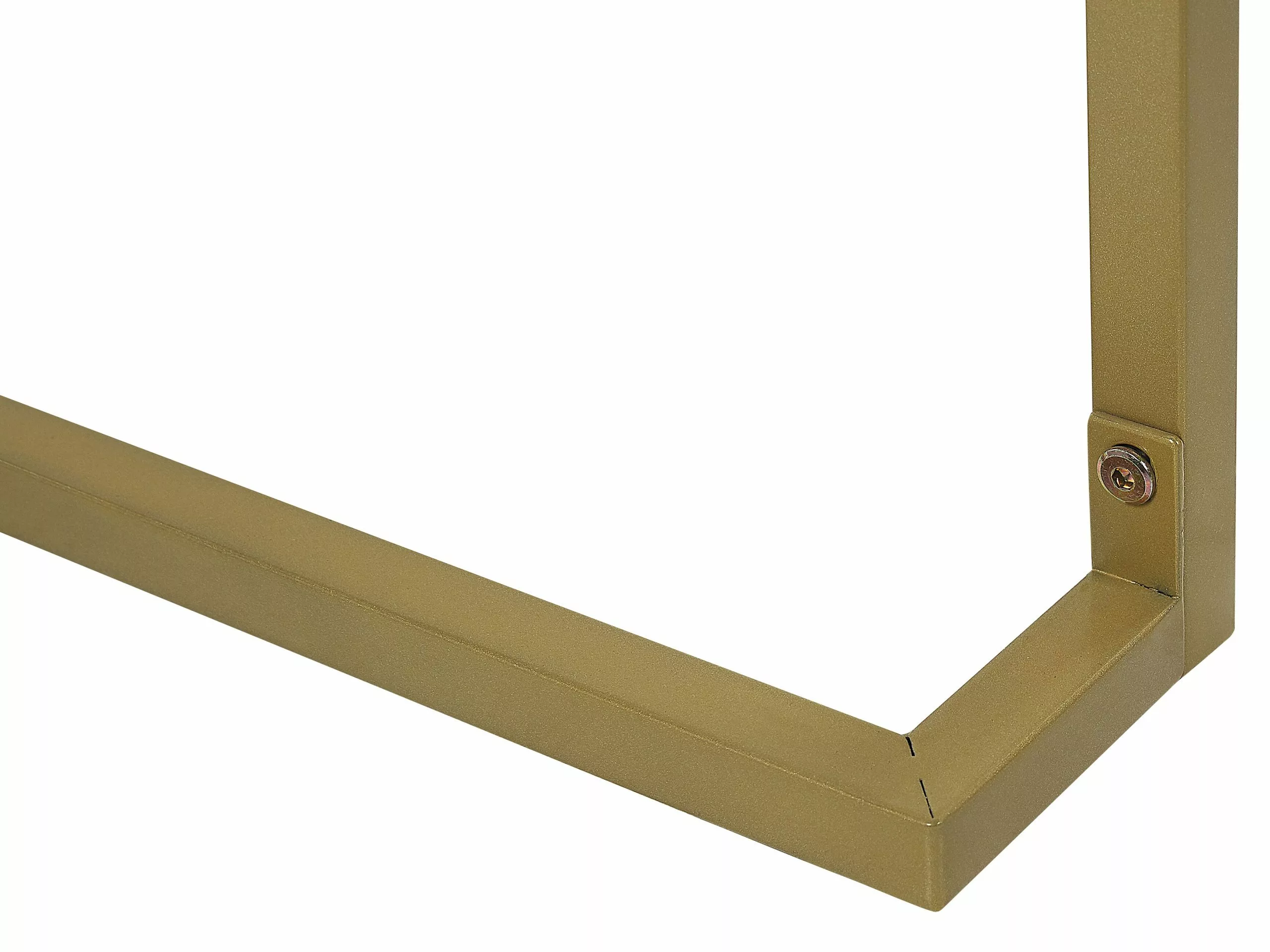 Beliani Consola De Metal Blanco/dorado 115 X 50 Cm WESTPORT - Imagen 10