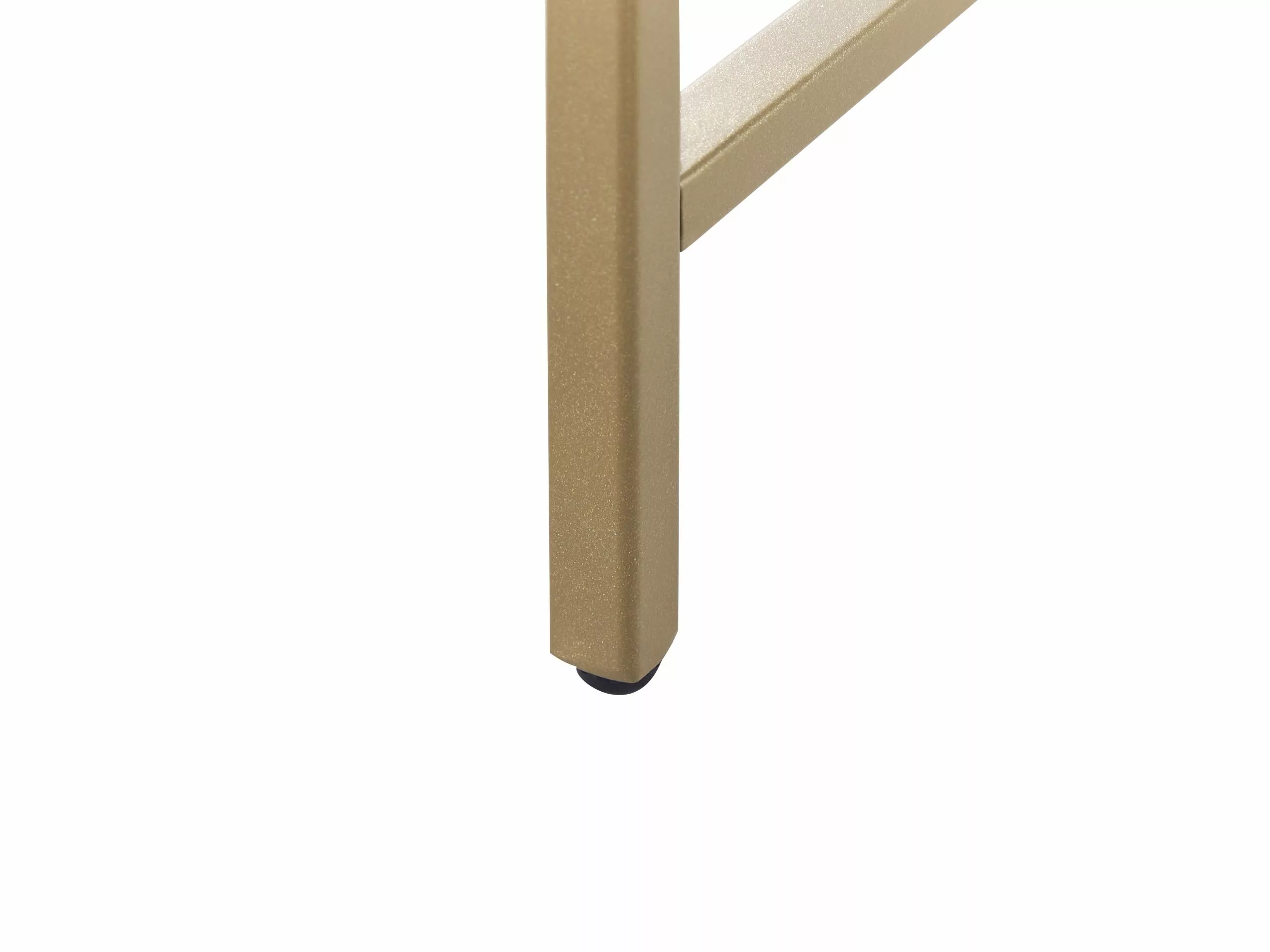 Beliani Consola De Vidrio Templado Transparente/dorado 100 X 36 Cm ALINE - Imagen 5