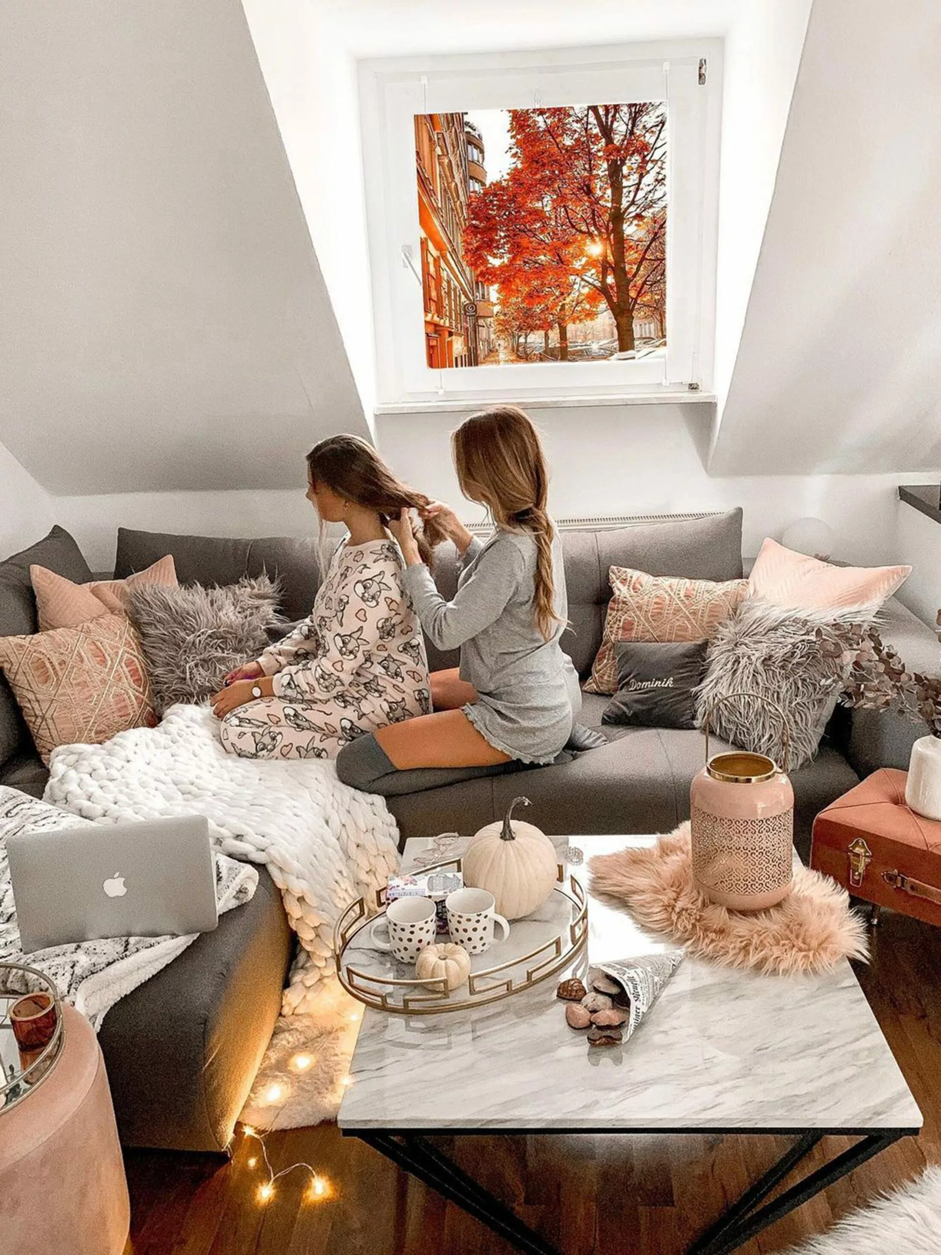 Beliani Mesa Auxiliar Beige/negro 50 X 50 Cm MALIBU - Imagen 3