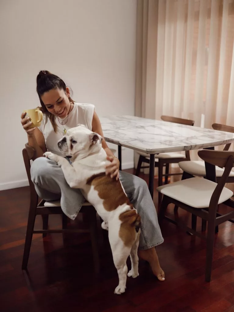 Beliani Mesa De Comedor Extensible Blanco/negro 160/200 X 90 Cm MOSBY - Imagen 4